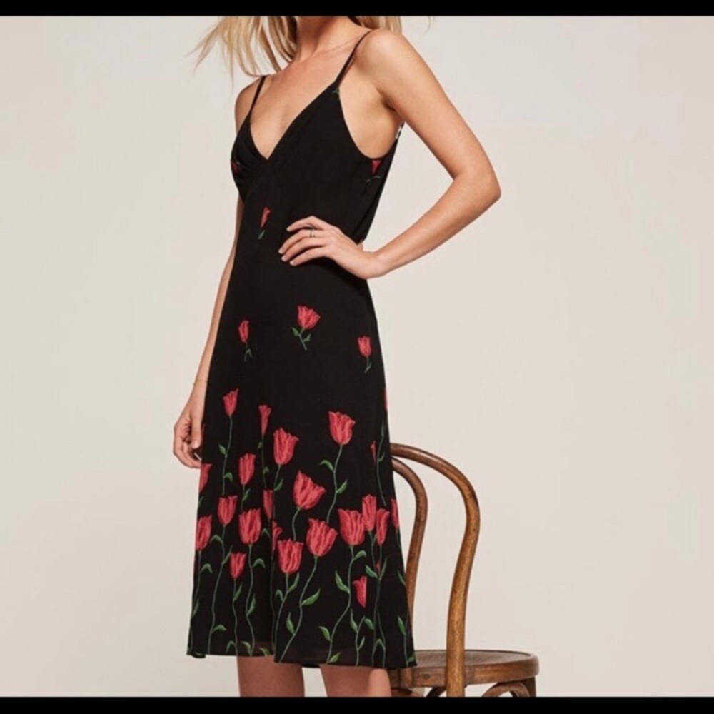 Reformation Roses Dress only worn twice